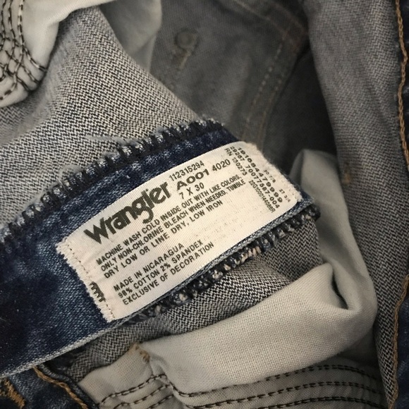 90s Vintage Wrangler Denim High Rise Jeans Size 27 - Picture 10 of 10